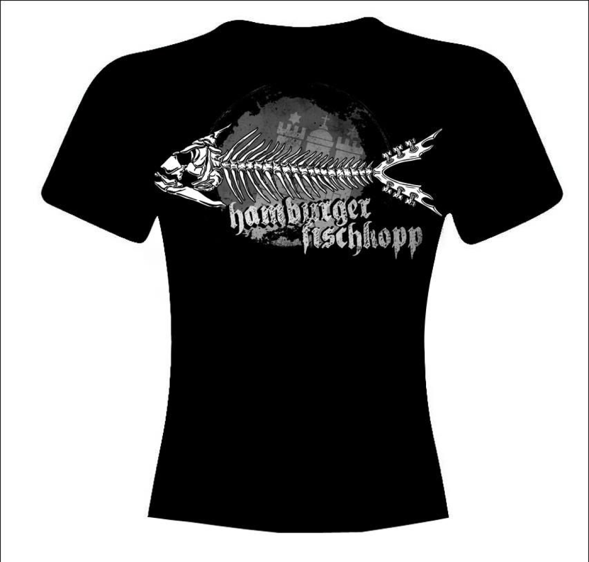 T-Shirt " hamburger fischkopp"